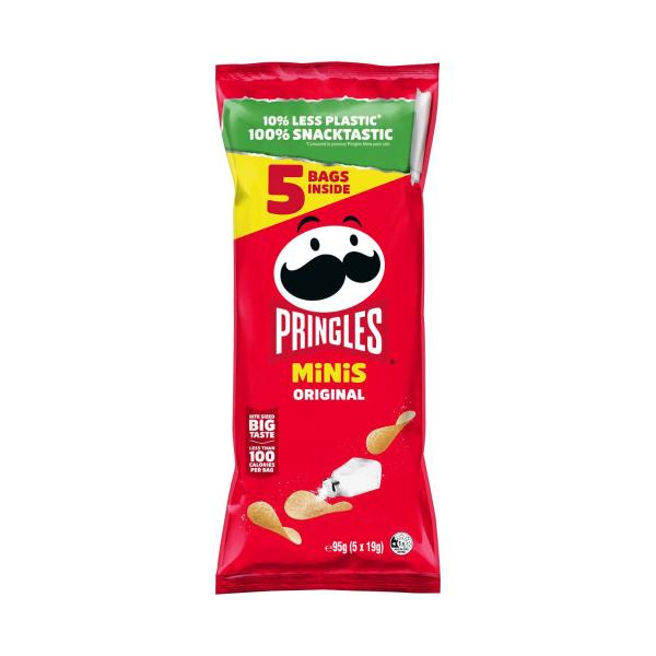 PRINGLES MINIS MULTI PACK ORIGINAL 5 PACK 95G