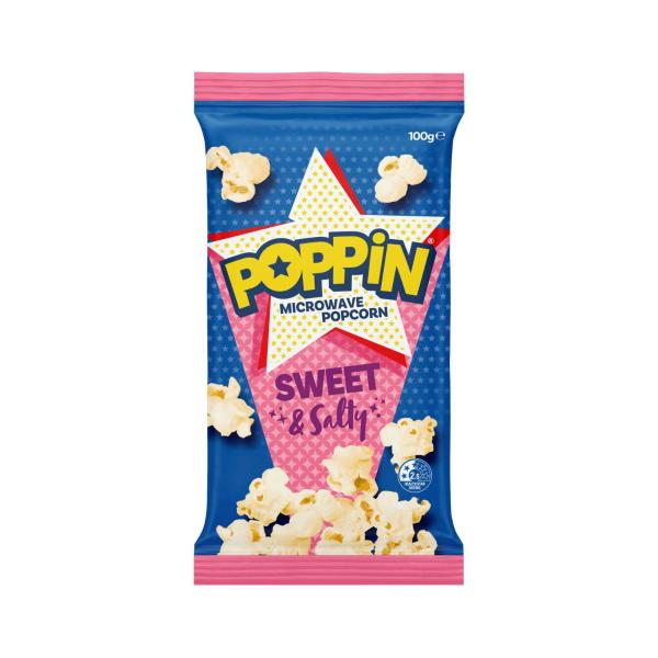 POPPIN POPCORN SWEET & SALTY 100G