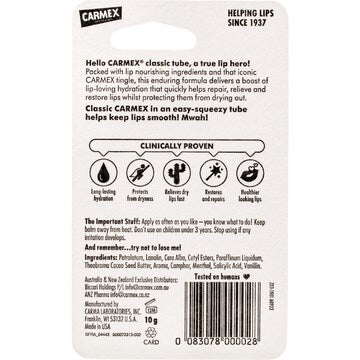 Carmex Lip Balm Squeeze Tube 10g