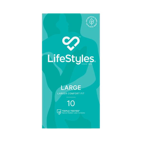 LIFESTYLES LARGE CONDOMS