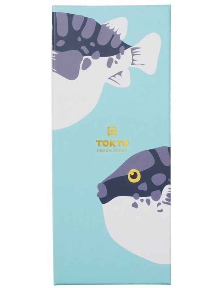Chopstick Blow Fish Chopsticks with Rest 4pc Gift Boxed Assorted