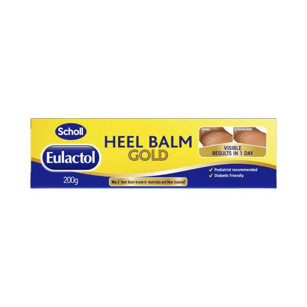 SCHOLL EULACTOL FOOT CARE HEEL BALM GOLD