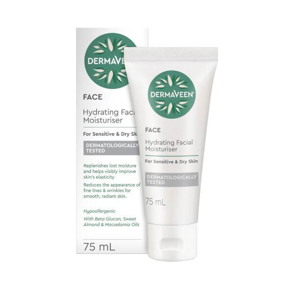 DERMAVEEN HYDRATING FACIAL MOISTURISER 75ML