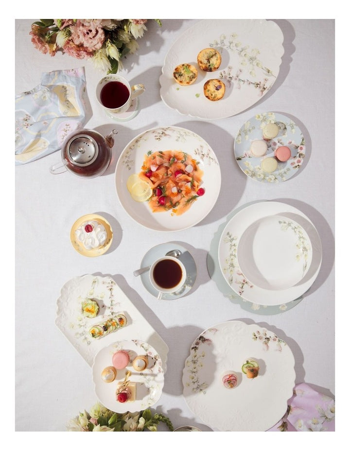 Royal Botanic Gardens Foxglove Scallop Platter 32cm Gift Boxed