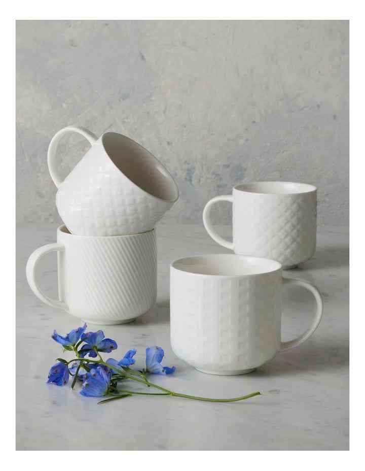 White Basics Mug 380ML Swirl