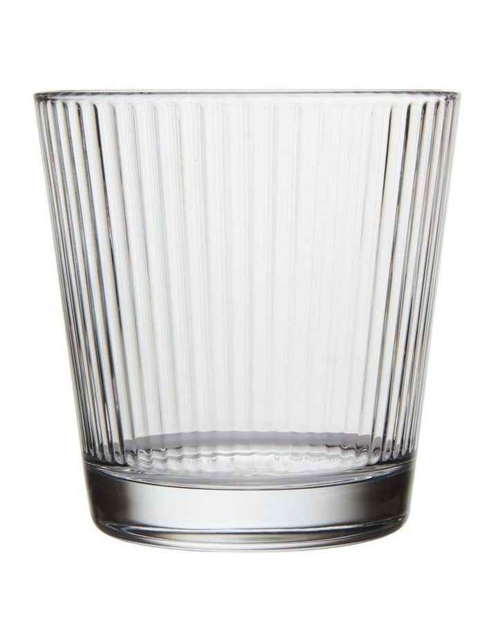 Maxwell & Wiliams Deco Rib Tumbler Glass 420ML Set of 6 Gift Boxed