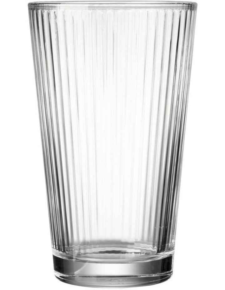Maxwell & Wiliams Deco Rib Highball Glass 400ML Set of 6 Gift Boxed