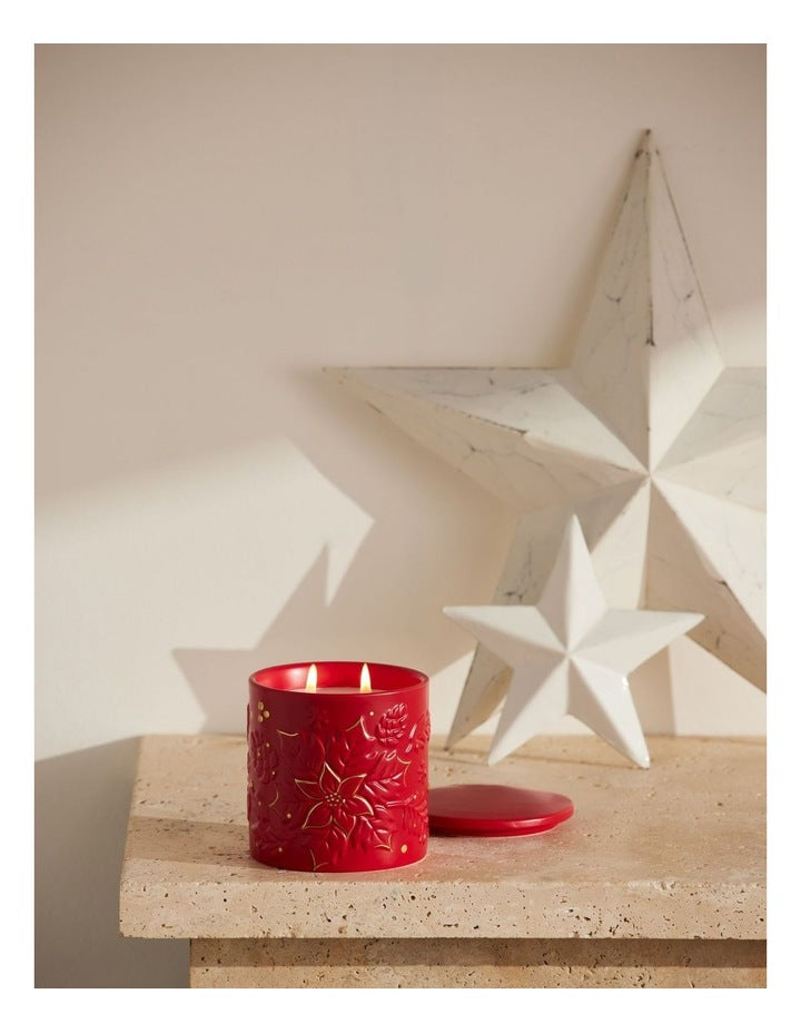 Botanika Christmas Fragrance Candle 290g Poinsettia Gift Boxed