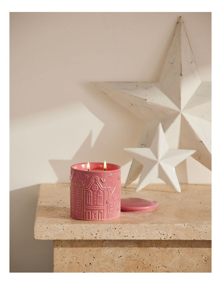 Botanika Christmas Fragrance Candle 290g Gingerbread Village Gift Boxed