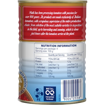 Mutti Polpa Finely Chopped Tomatoes 400g