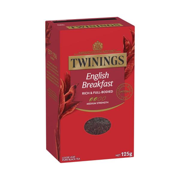 TWININGS ENGLISH BREAKFST LOOSE LEAF TEA 125 GRAM
