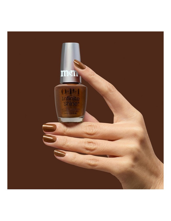 OPI x M&M's Infinite Shine I Caramel For You 15ml