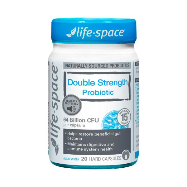 LIFE SPACE DOUBLE STRENGTH PROBIOTIC CAPSULES