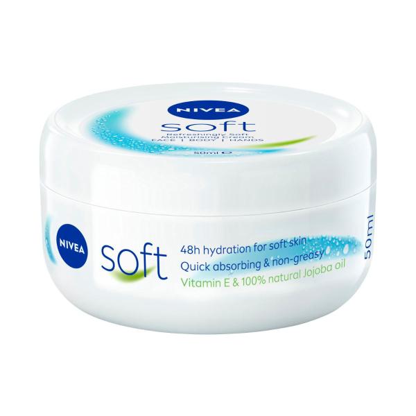 NIVEA SOFT MOISTURISING CREAM MINI TUB 50ML