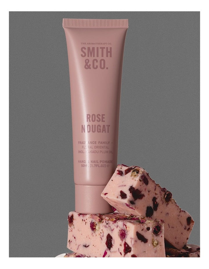 Smith & Co Festive Rose Nougat Hand Cream 50mL