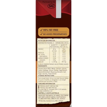 Campbell's Real Stock Chicken 500mL
