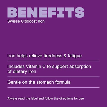 Swisse Ultiboost Iron Tablets Helps Relieve Fatigue 30 pack