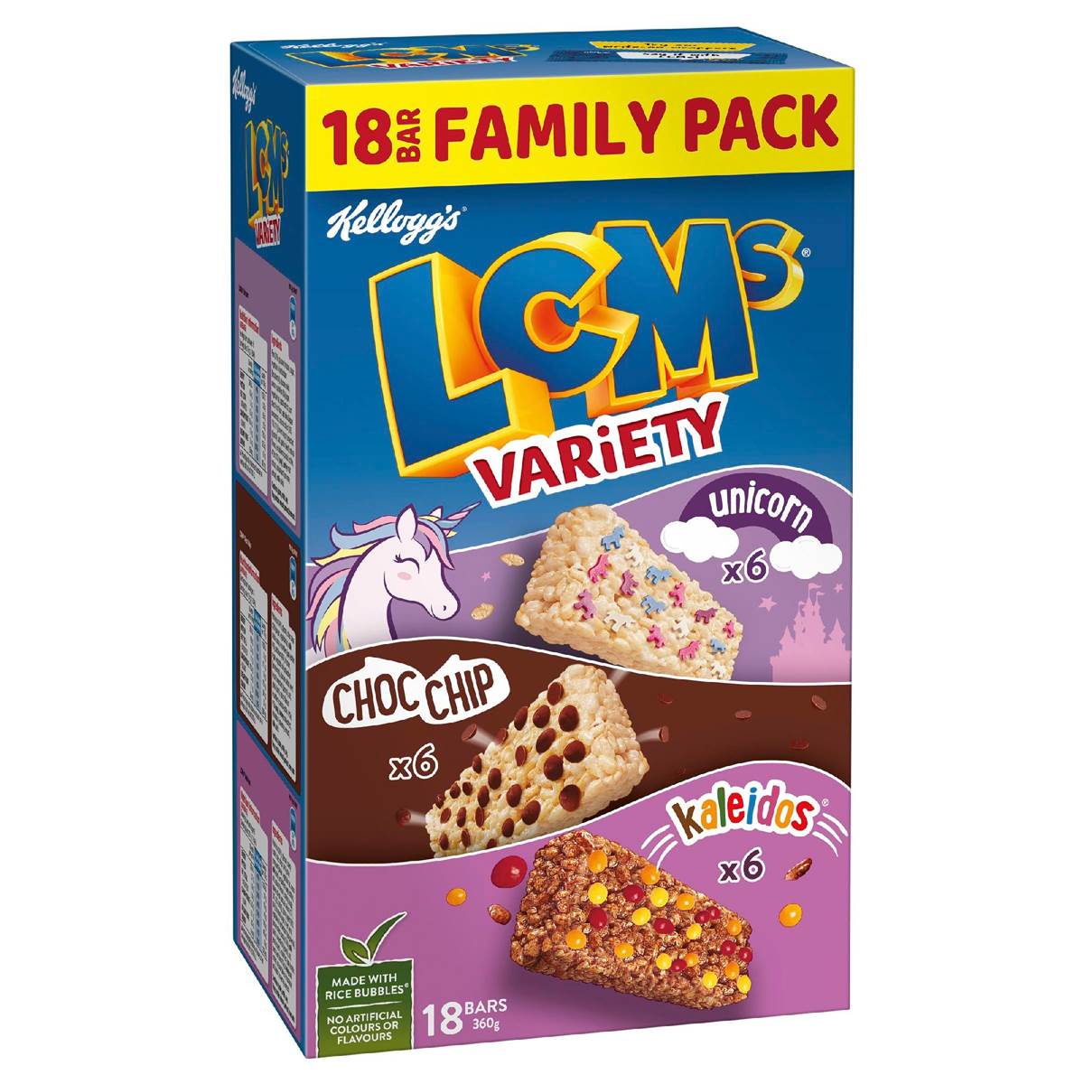 Kellogg's LCMs Variety Family Pack Bars 18 pack
