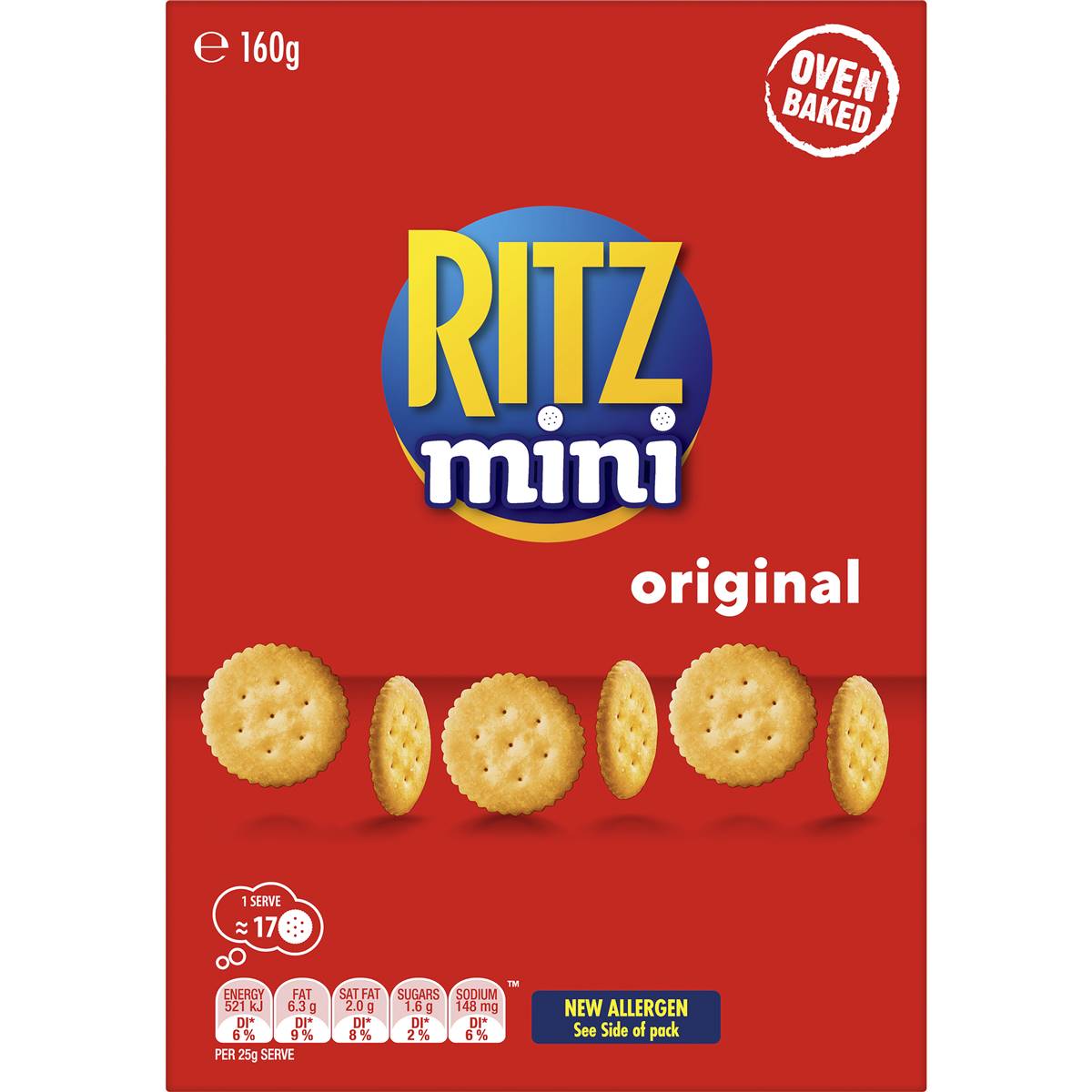 Ritz Mini Crackers Original Flavour 160g