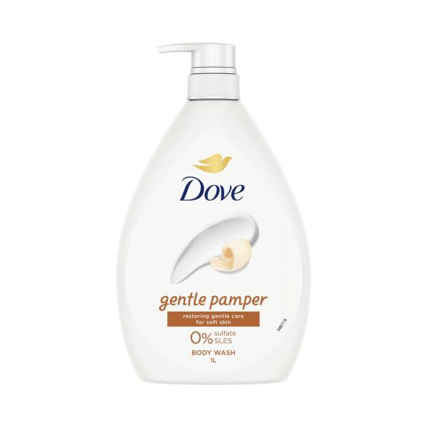 DOVE GENTLE PAMPER BODY WASH 1LITRE