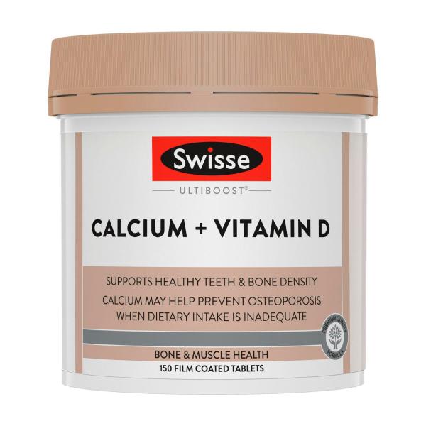 Ultiboost Calcium + Vitamin D For Bone Health Support