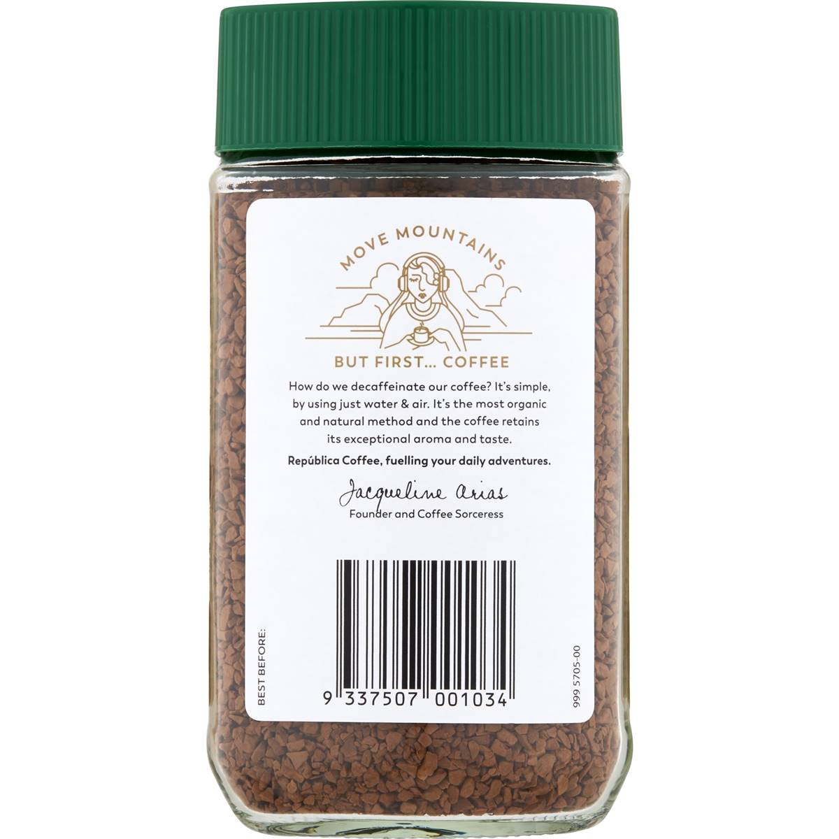 Republica Organic Instant Coffee 100% Pure Decaffeinated 100g