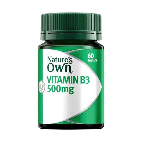 NATURE'S OWN VITAMIN B3 500MG