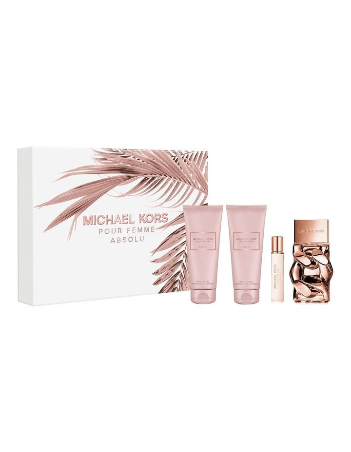 MK Pour Femme Absolu Set (EDP 100ml & SG 100ml & BL 100ml & TS 10ml)