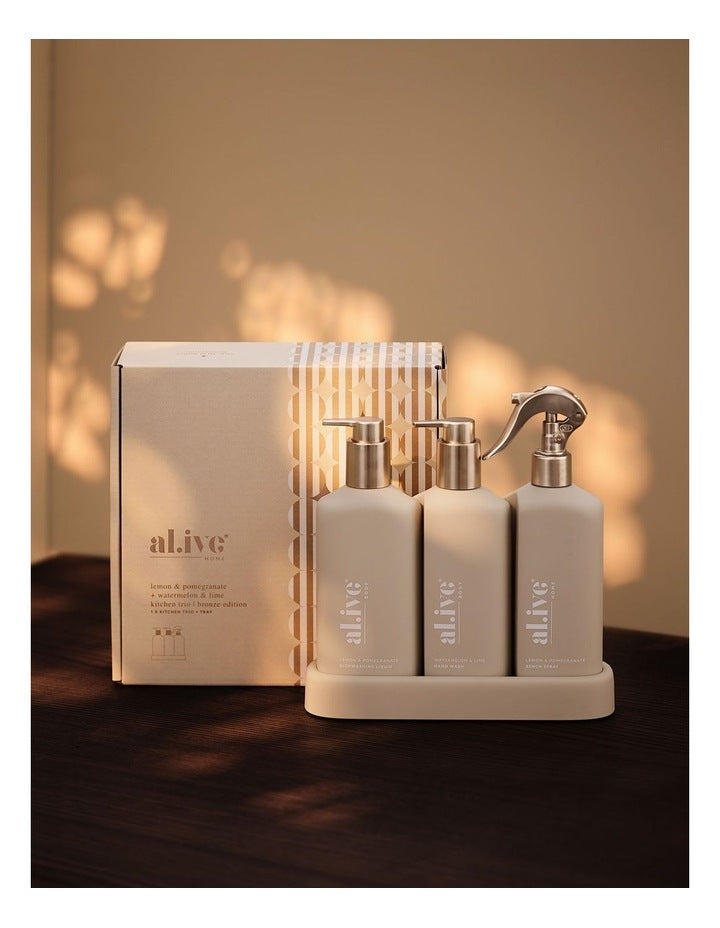 Kitchen Trio Bronze Edition - Lemon & Pomegranate + Watermelon & Lime
