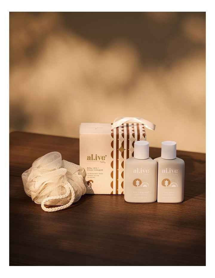 Baby Care Travel Ornament in Calming Oatmeal