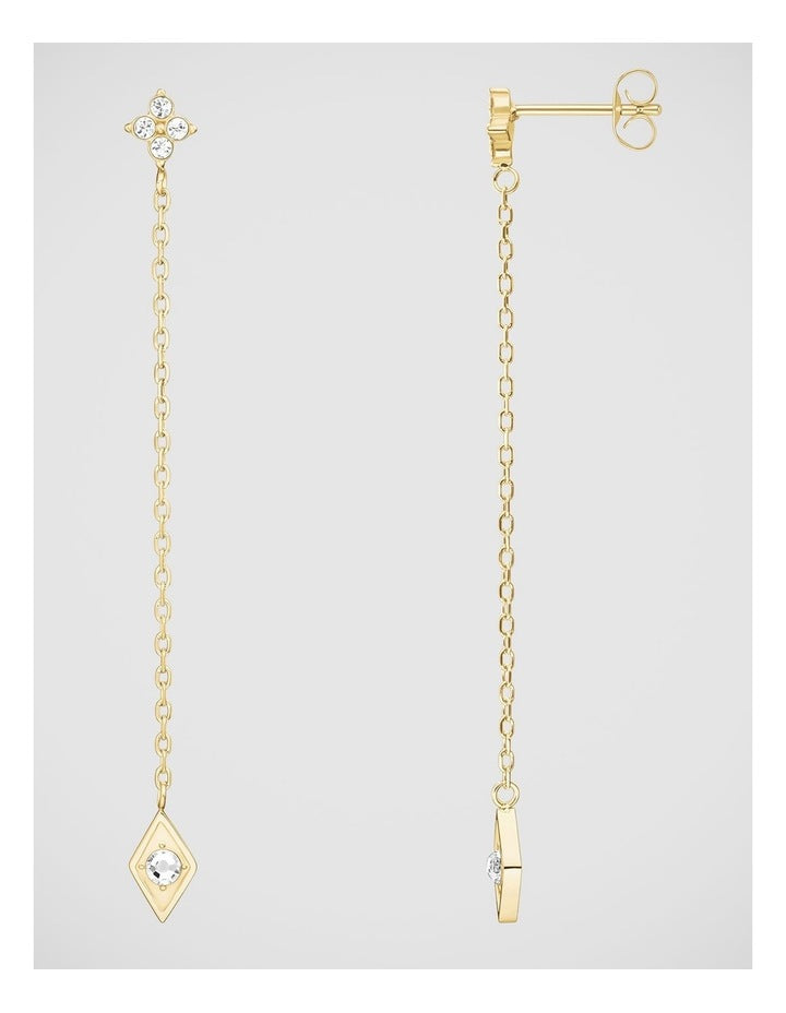 Rosefield Jewellery Diamond Star Gold Earrings