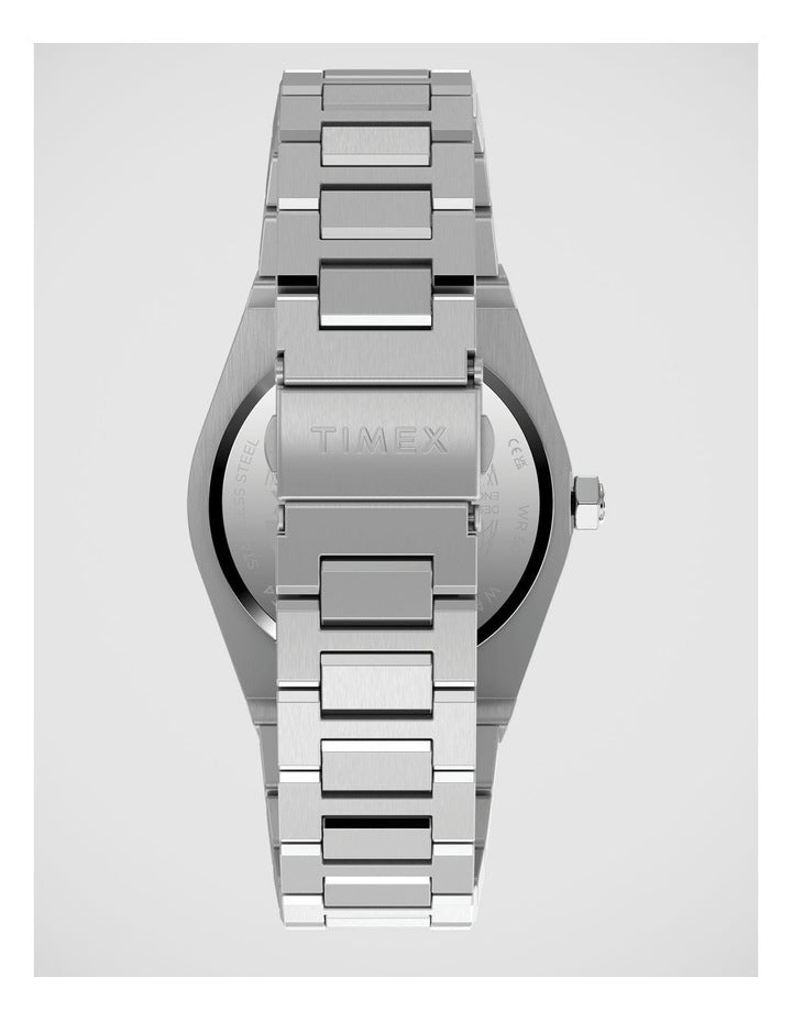Timex Q Timex Marbella Silver Tone Watch