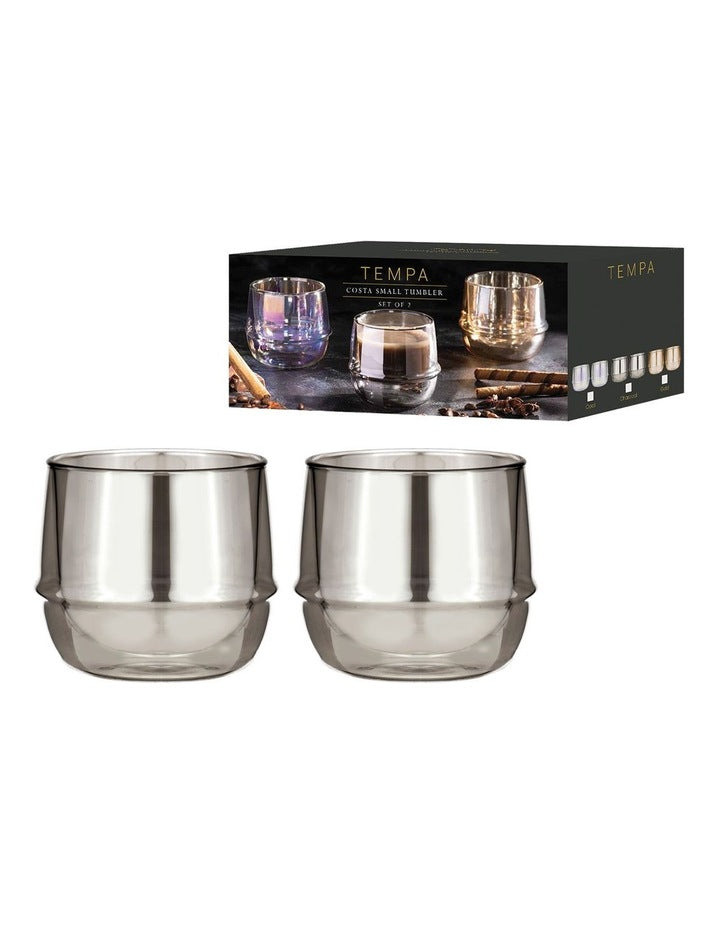 Costa Charcoal Small 2pk Tumbler