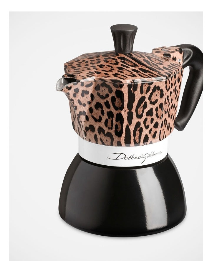 Moka Induction 4 Cup D&G Leopardo