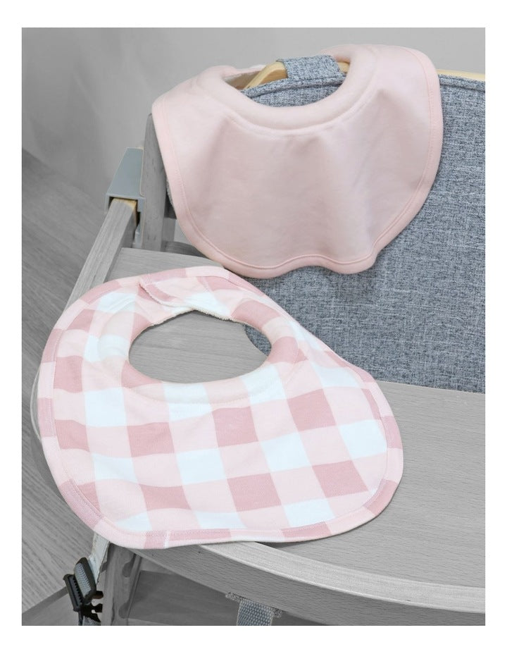 BUBBA SUNDAE 2PK DRIBBLE BIBS - CUPCAKE