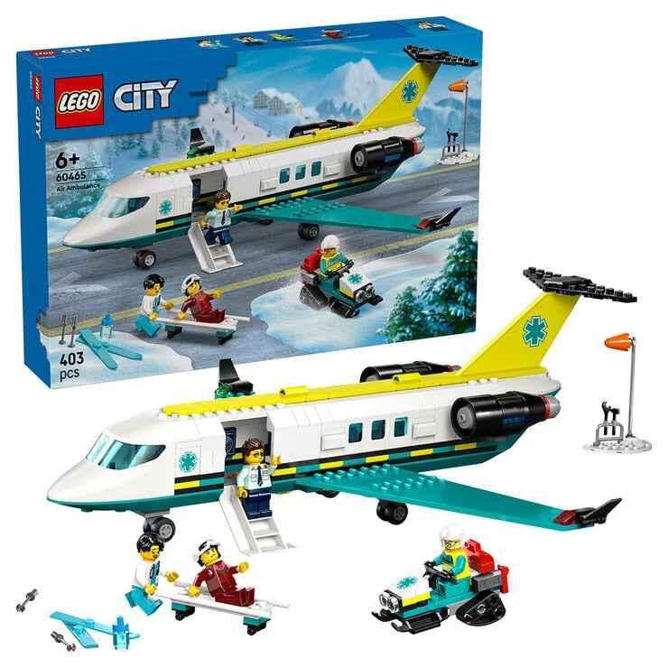 LEGO City Emergency Air Ambulance Airplane 60465