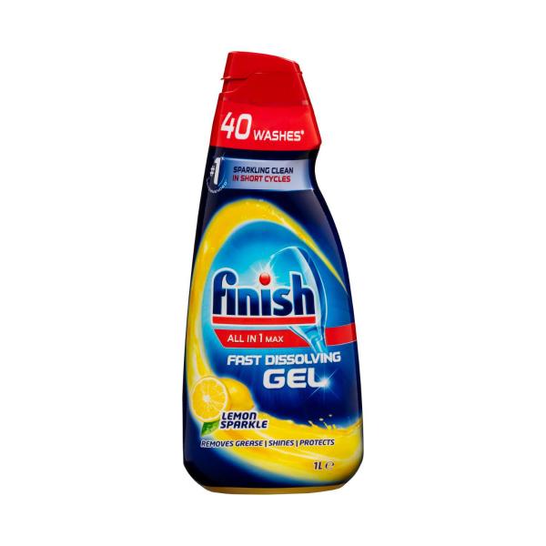 FINISH ALL IN 1 MAX DISHWASHER GEL LEMON 1L