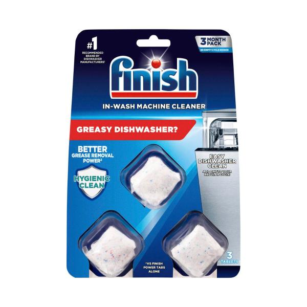 FINISH DISHWASHER CLEANER TABLETS 3 PACK