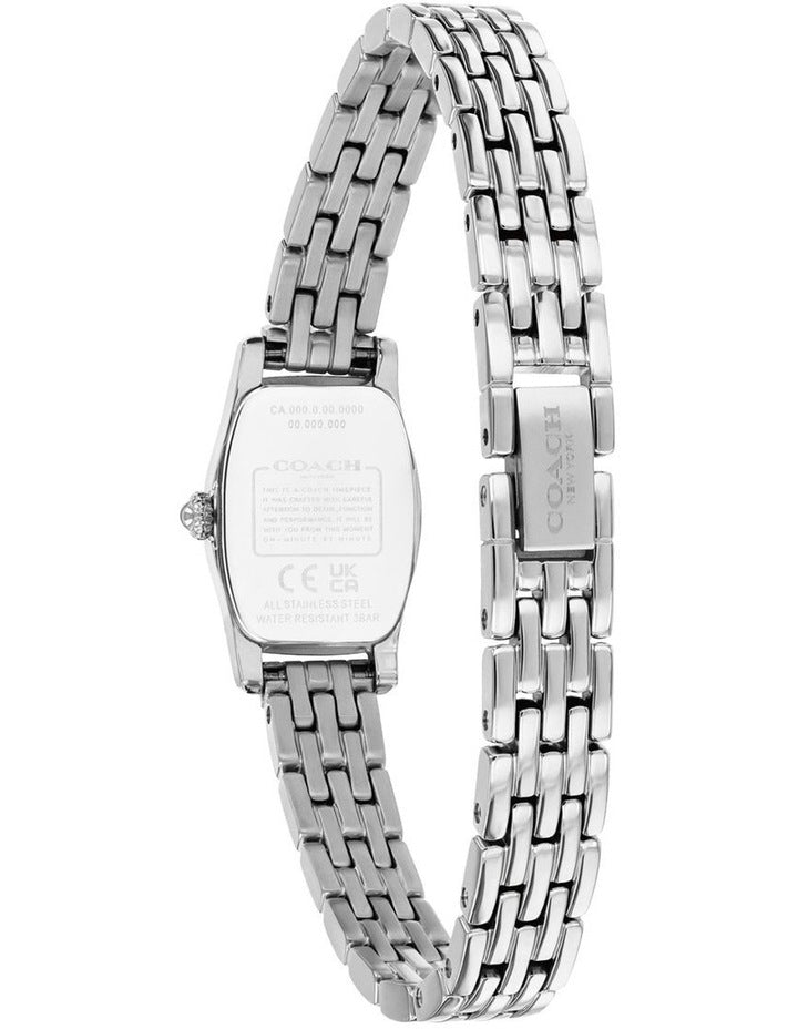 Greta Stainless Steel Silver White Dial Women's Watch