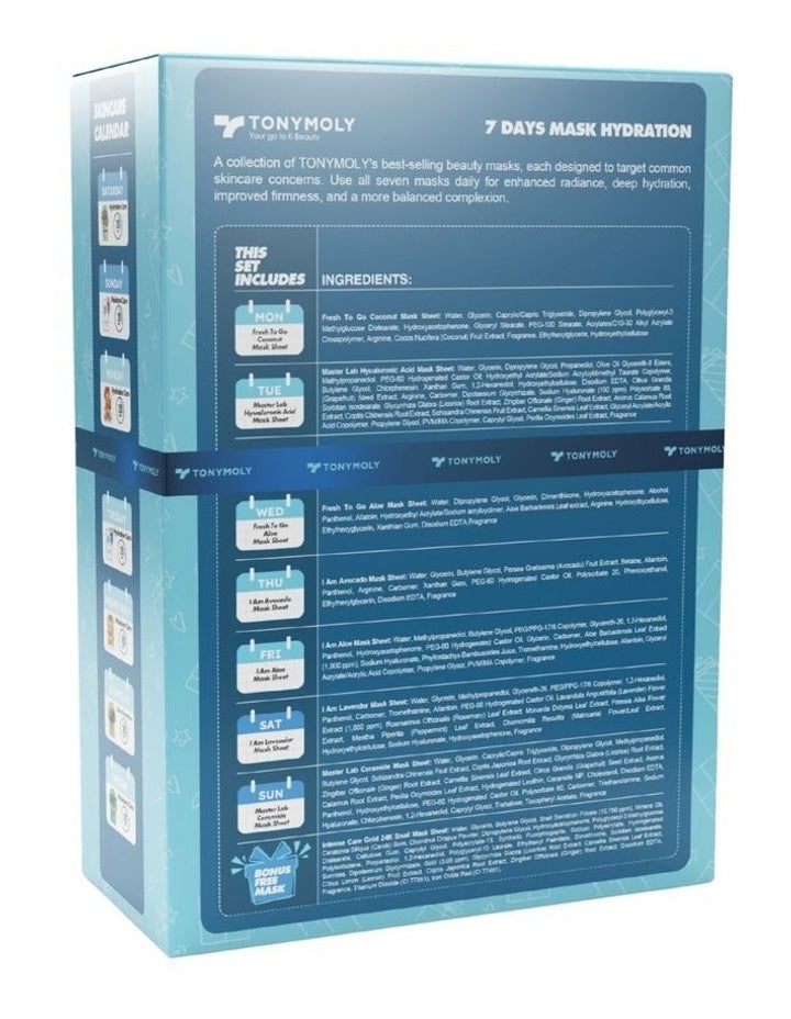 7 Days Of Hydration Mask Set 2026