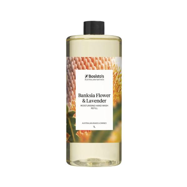 BOSISTO'S BANKSIA FLOWER & LAVENDER HAND WASH REFILL