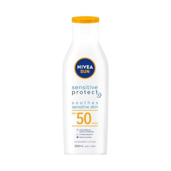 NIVEA SUN SPF 50 SUNSCREEN LOTION SENSITIVE PROTECT 200ML