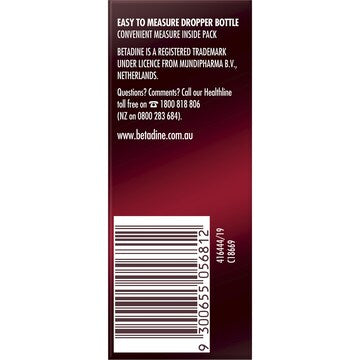 Betadine Sore Throat Gargle Concentrated 15mL
