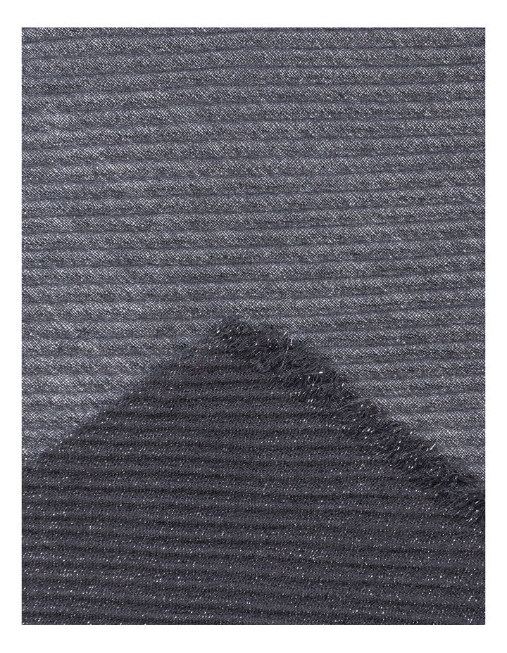 Gregory Ladner Large Square Neckerchief in Black Scarf