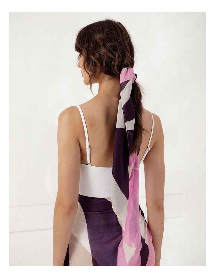 Morgan & Taylor Fern Large Scarf in Purple & Pink