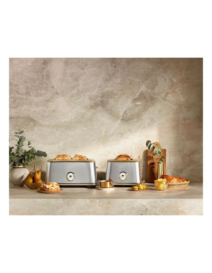 The Toast Select Luxe in Brushed Stainless Steel Brass BTA735BSB4IAN1