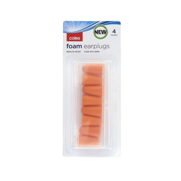 COLES FOAM EAR PLUGS