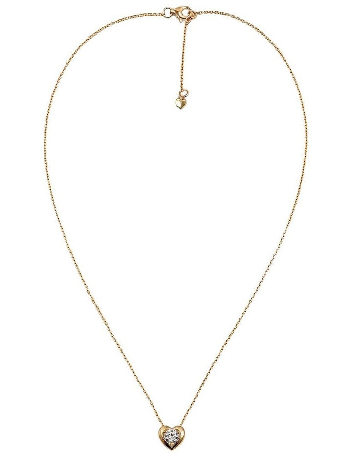 Brilliant Heart Gold Pendant