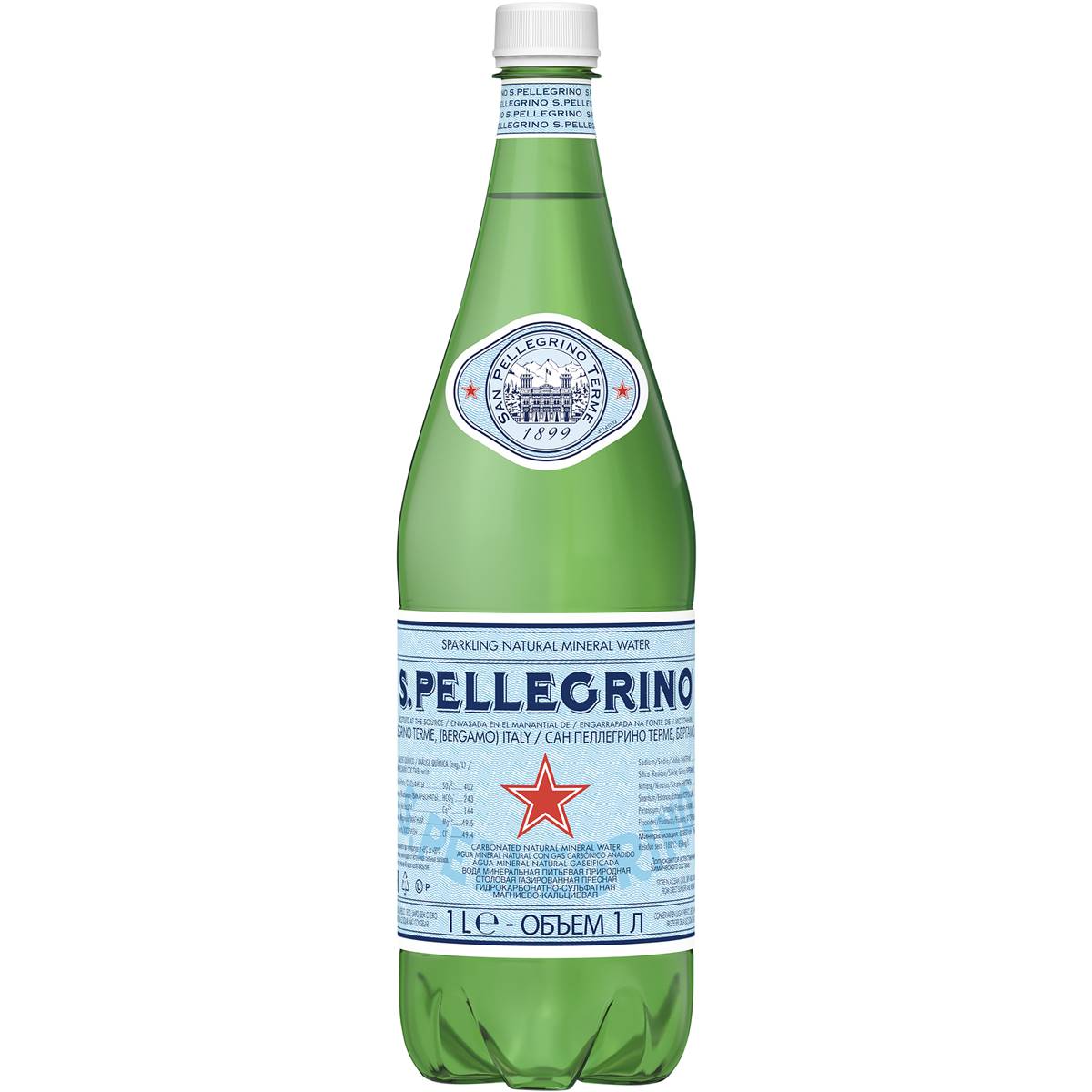 Sanpellegrino Sparkling Mineral Water 1l
