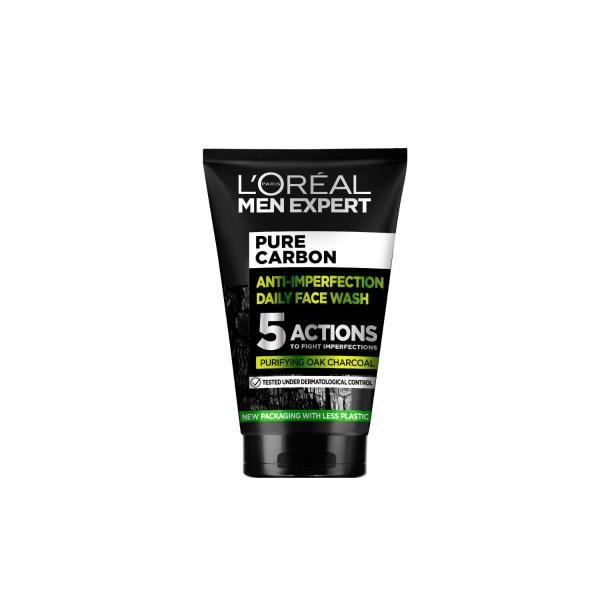 L'OREAL MEN EXPERT PURE CARBON FACE WASH 100ML